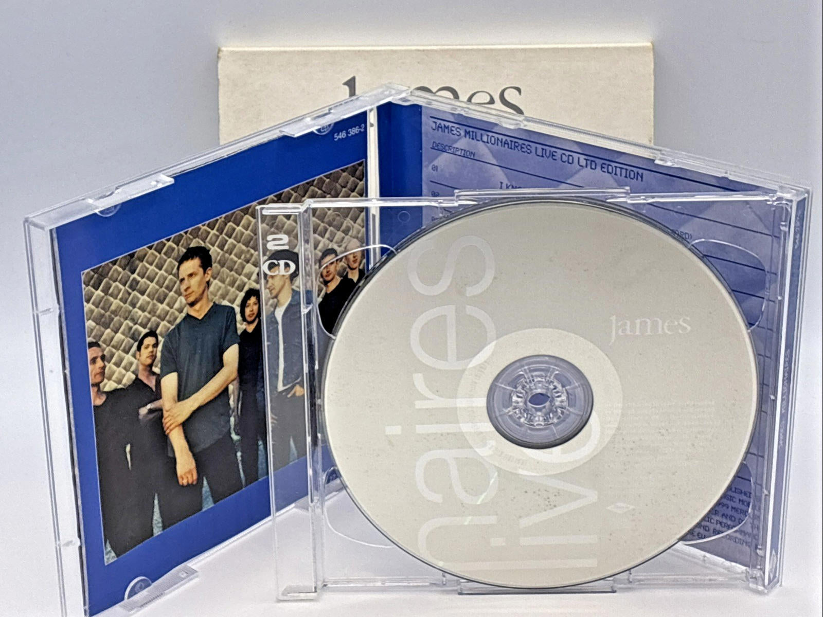 James-Millionaires 2 CD Album, Enhanced, Ltd Ed, Card Slipcase 1999 Refurbished