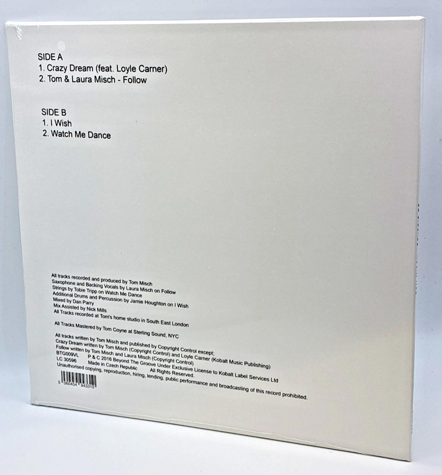 Tom Misch - Reverie E.P 10" Vinyl New/Sealed Tracked P&P