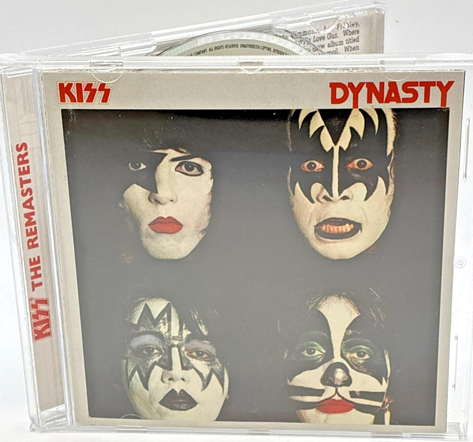 Kiss Dynasty CD 997 Remastered  Mint Condition Mercury 532-388-2