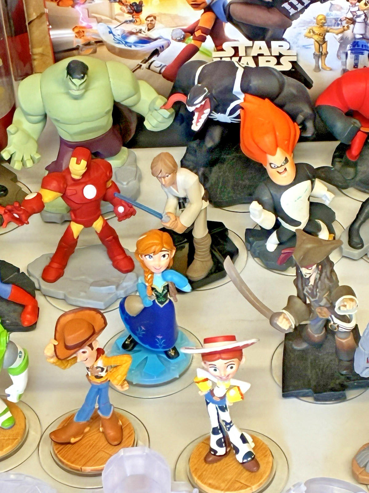 Disney Infinity 3.0 Figures Bundle - 30+  Loose,3 x Boxed & With Xbox 360 Game