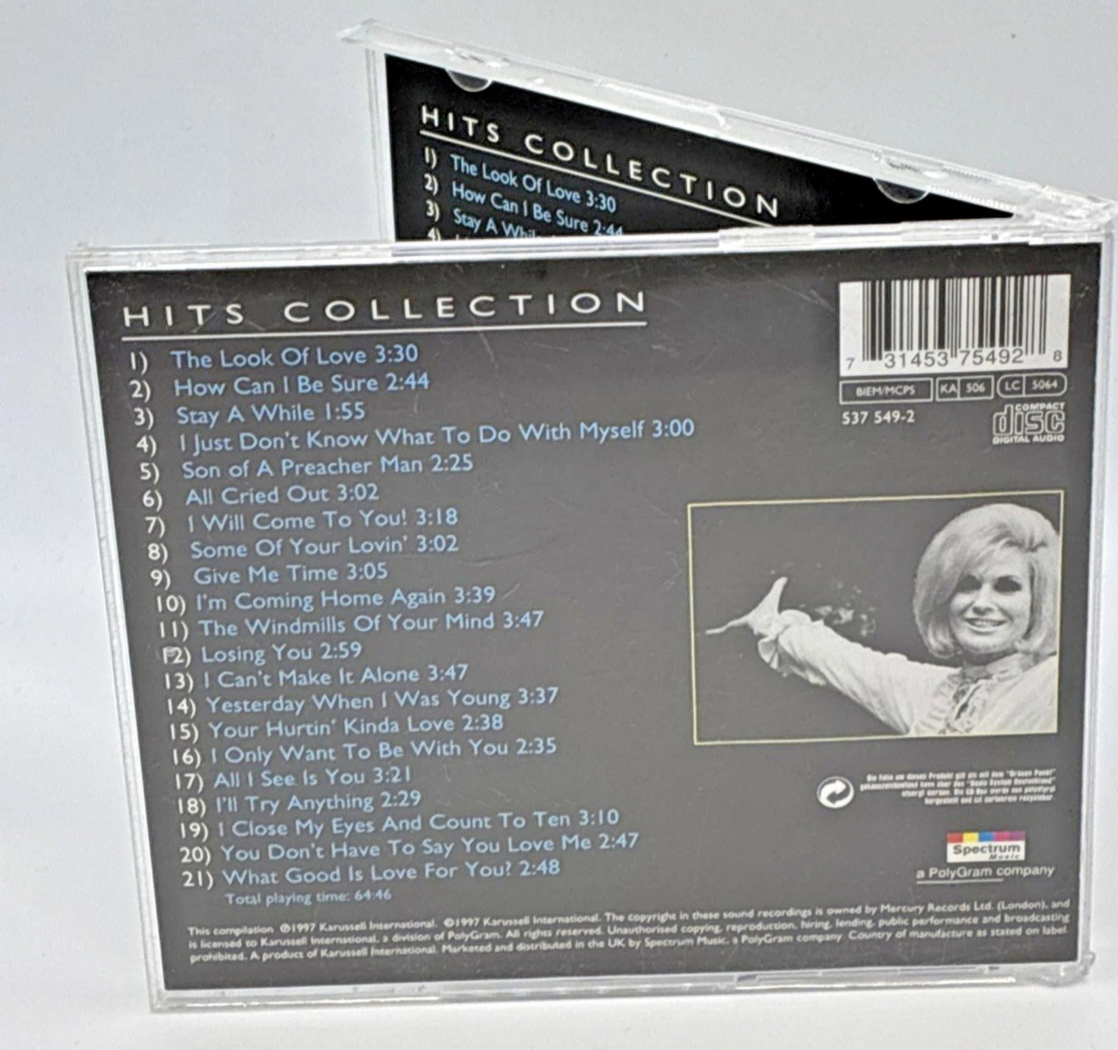 Hits Collection Dusty Springfield 1997 Used Refurbished Mint Condition CD