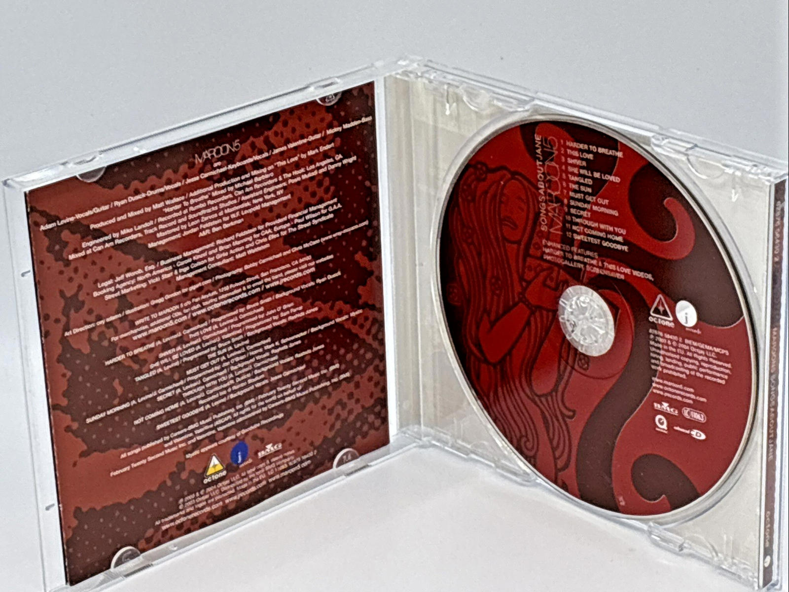 Songs About Jane CD Maroon 5 (2004) Used Refurbished Mint Condition CD