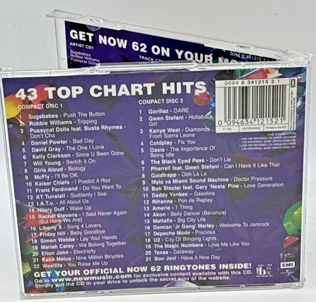 Now That's What I Call Music! 62 by Various Artists (CD, 2005) Used Refurbished