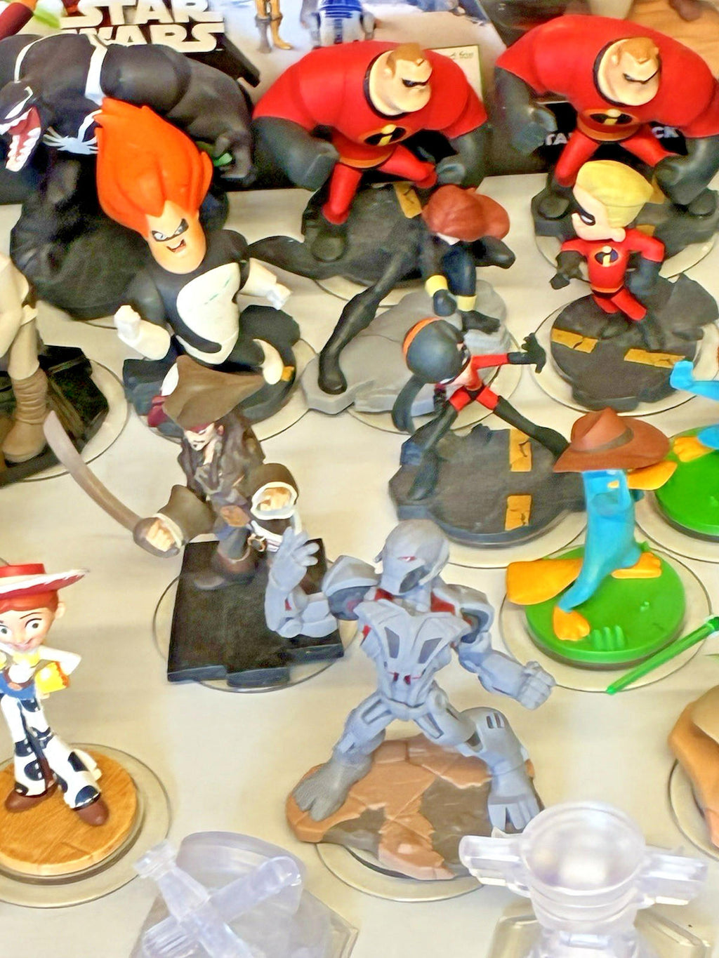 Disney Infinity 3.0 Figures Bundle - 30+  Loose,3 x Boxed & With Xbox 360 Game