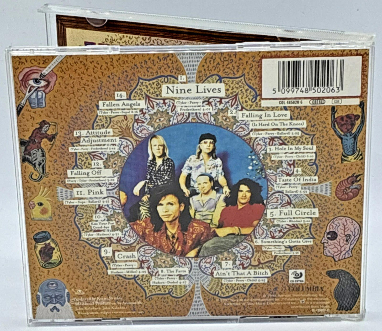 Aerosmith - Nine Lives (1997,enhanced CD) Used Mint Condition CD Album