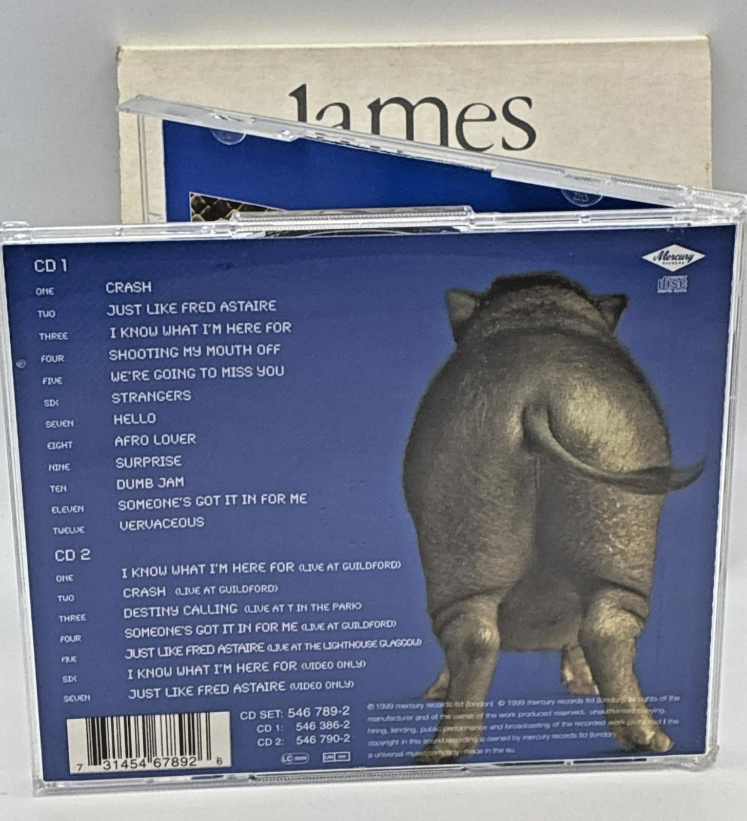 James-Millionaires 2 CD Album, Enhanced, Ltd Ed, Card Slipcase 1999 Refurbished
