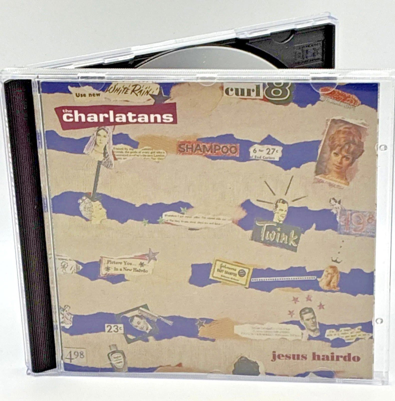 Charlatans Jesus hairdo From Boxset Refurbished Mint Condition CD 2 Blue Cover