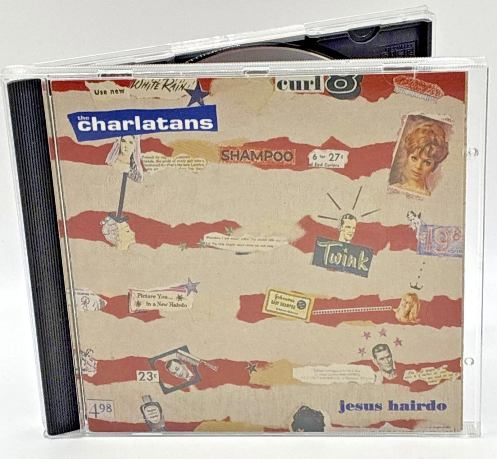 Charlatans - Jesus Hairdo CD (1994) Mint Condition CD 1 Red Cover From Boxset