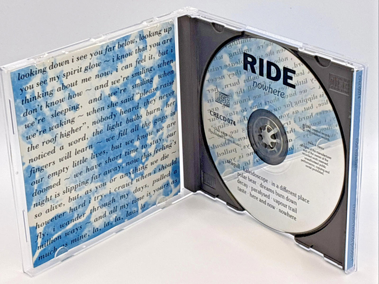 Ride : Nowhere Refurbished Like New Condition CD