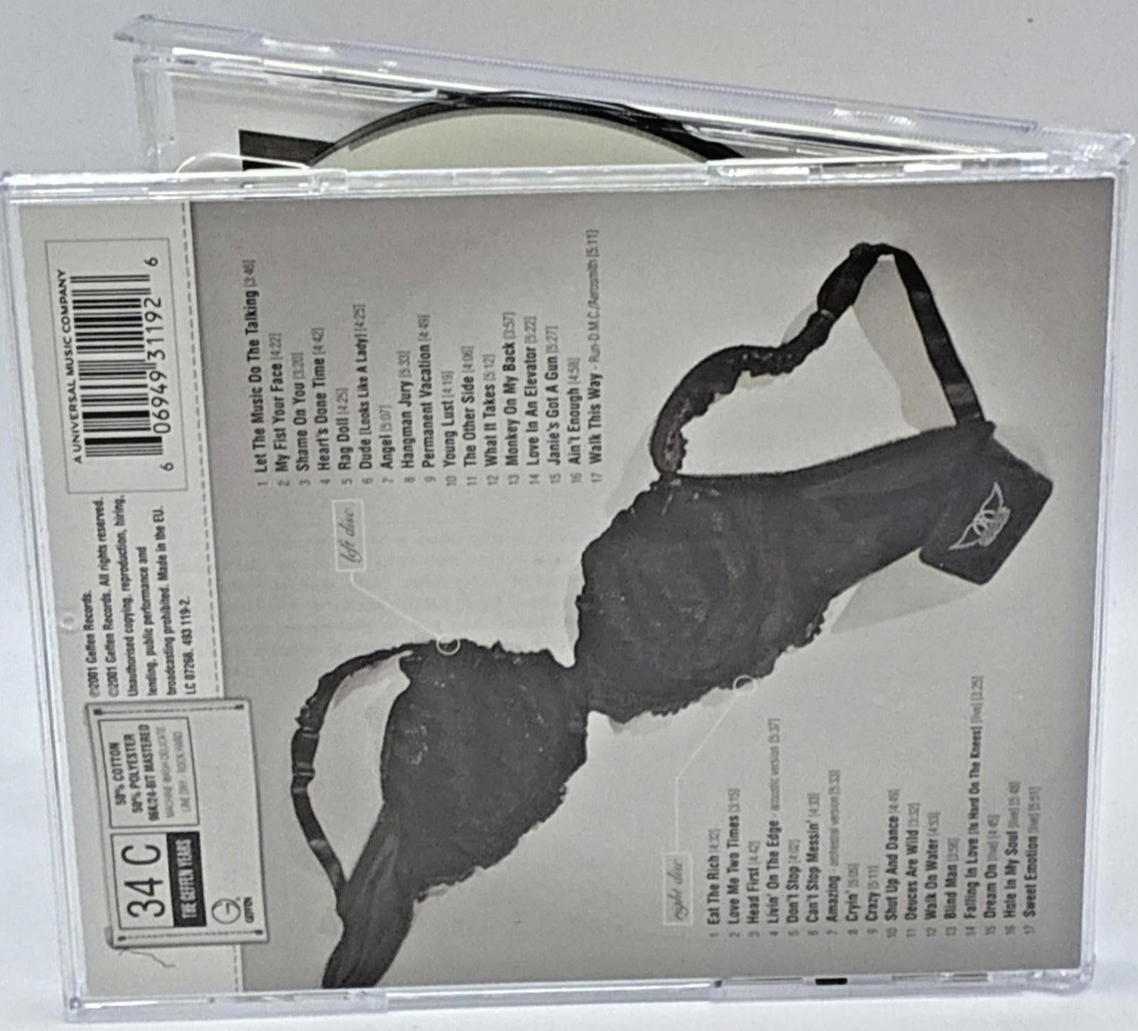 Aerosmith  - Young Lust The Aerosmith Anthology Used Mint Condition CD Album.