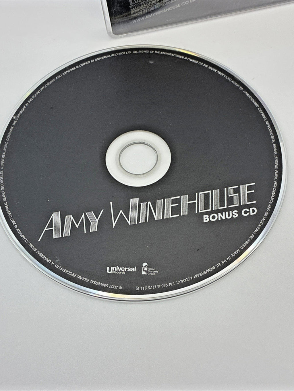 Amy Winehouse Back To Black double Refurbished CD UK Universal 2007 2CD