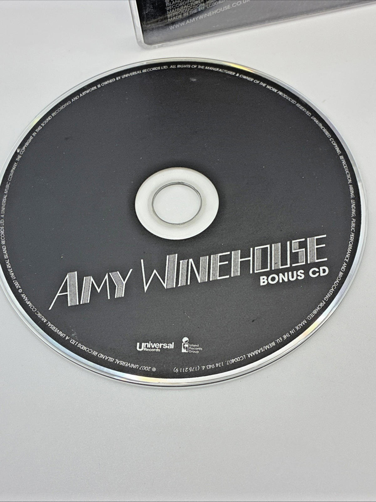 Amy Winehouse Back To Black double Refurbished CD UK Universal 2007 2CD