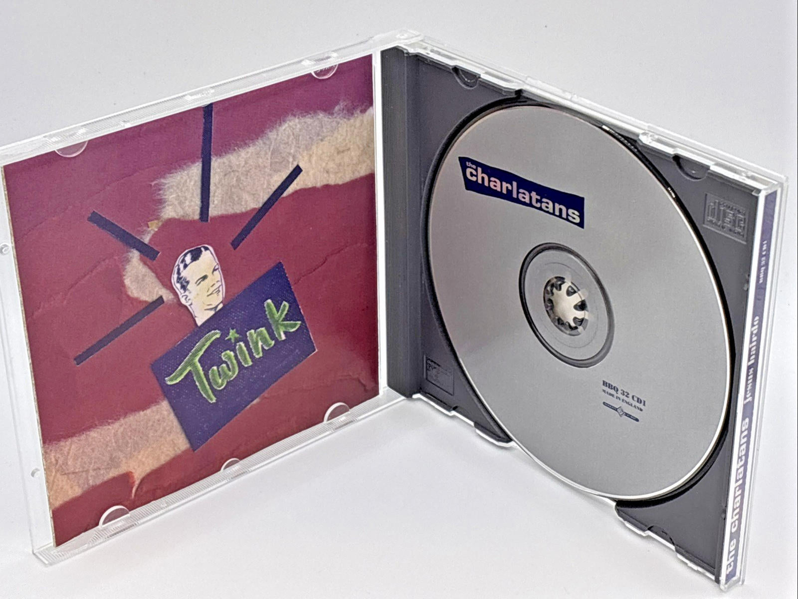 Charlatans - Jesus Hairdo CD (1994) Mint Condition CD 1 Red Cover From Boxset