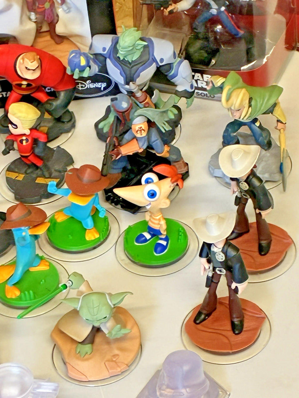 Disney Infinity 3.0 Figures Bundle - 30+  Loose,3 x Boxed & With Xbox 360 Game