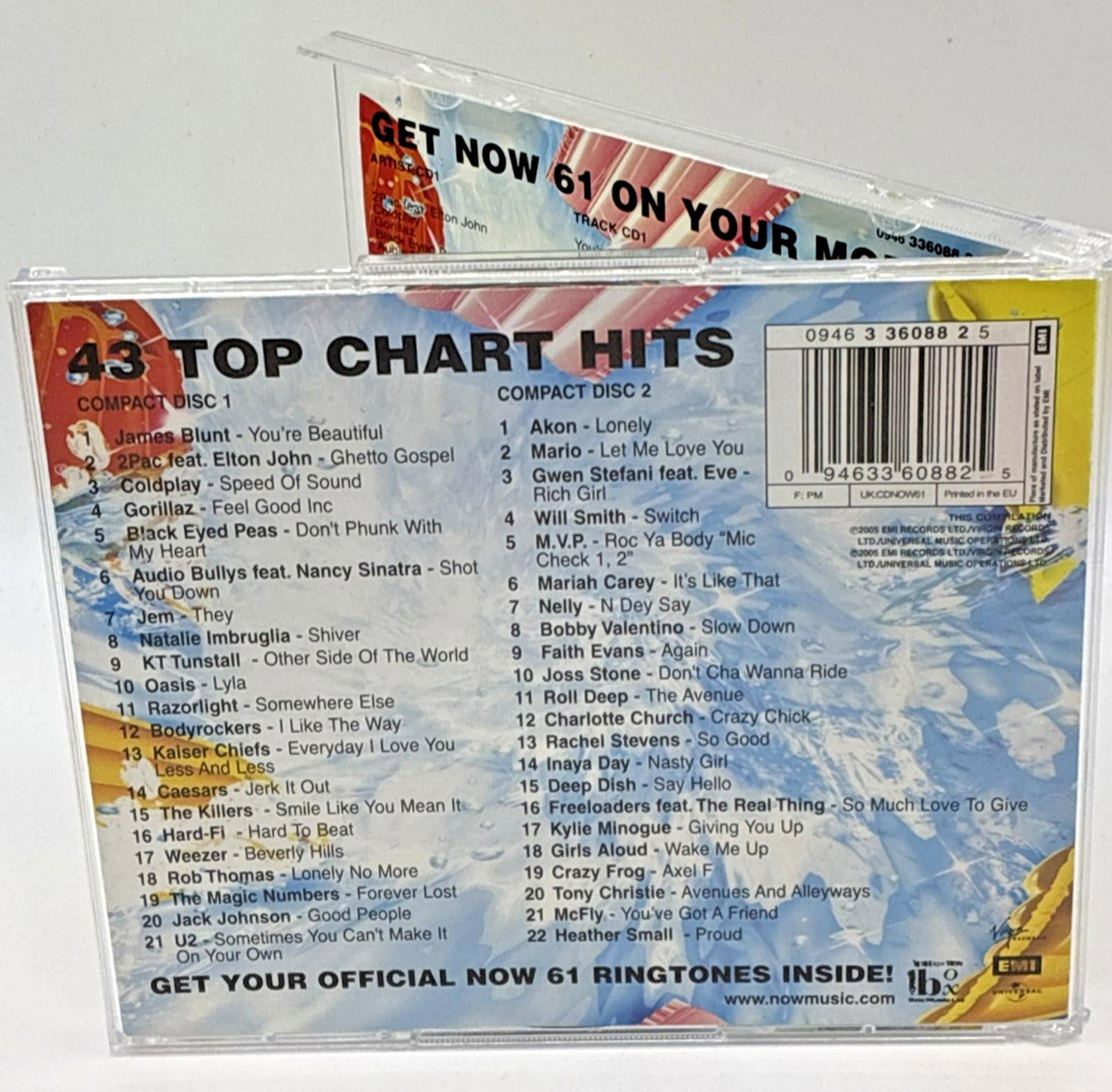 Various - Now That's What I Call Music! 61 Used Refurbished Mint Condition CD