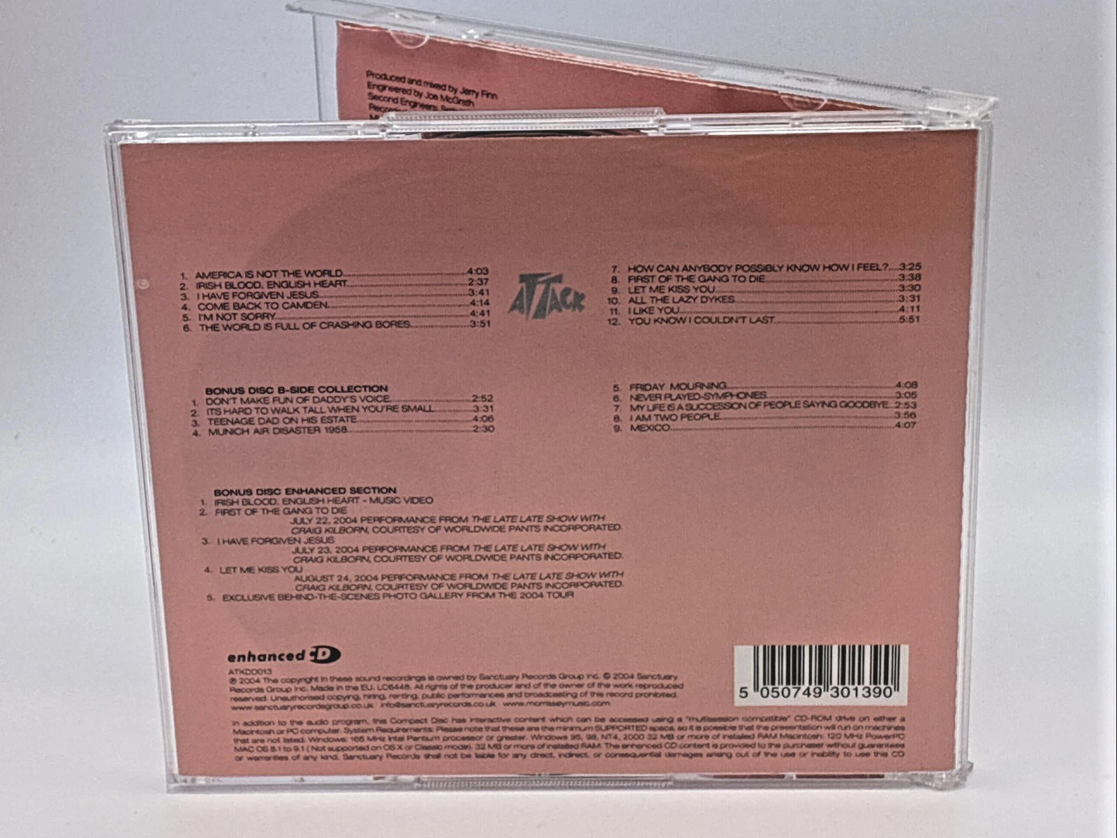 You Are the Quarry by Morrissey (CD, 2008) Refurbished Nr Mint Condition