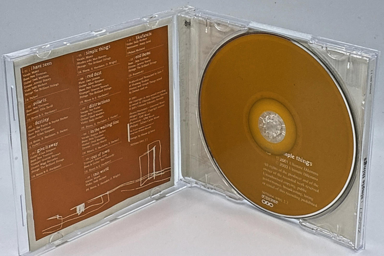 Zero 7 - Simple Things -Refurbished CD Like new mint condition