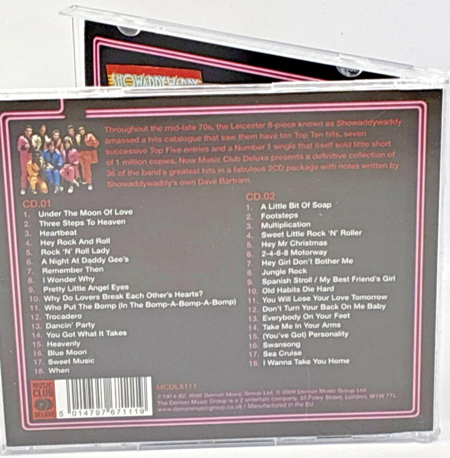 Showaddywaddy : Hey Rock 'N' Roll: The Very Best of Showaddywaddy 2 x CDS Mint