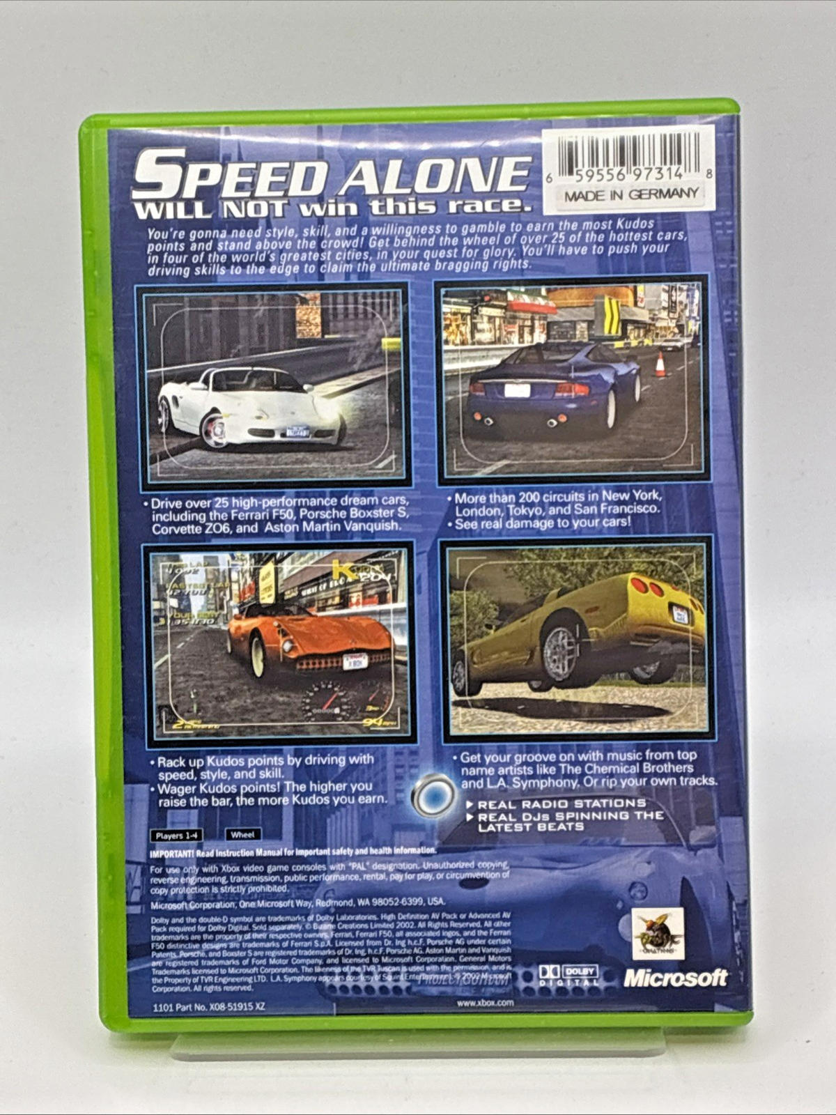 Project Gotham Racing (Original Xbox) Refurbished Game Nr Mint Condition