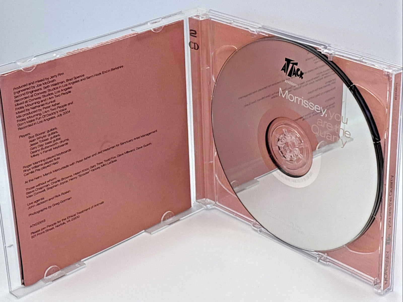 You Are the Quarry by Morrissey (CD, 2008) Refurbished Nr Mint Condition