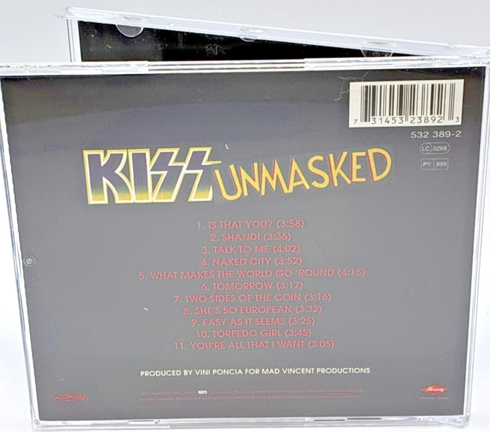 Kiss: Kiss Unmasked 1997 CD Mercury 532-389-2 Mint Condition