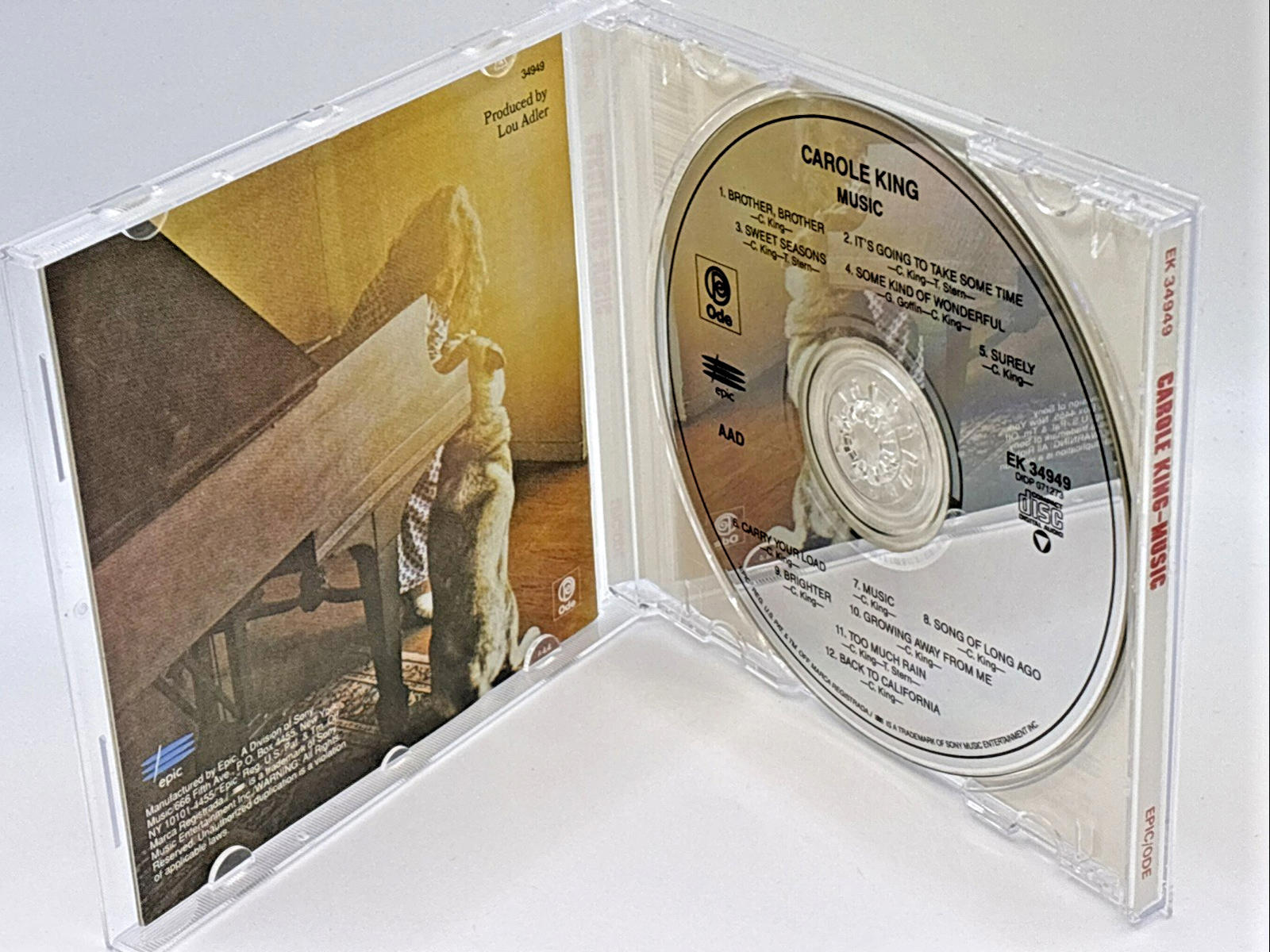 Music CD Carole King - Used Refurbished Mint Condition CD