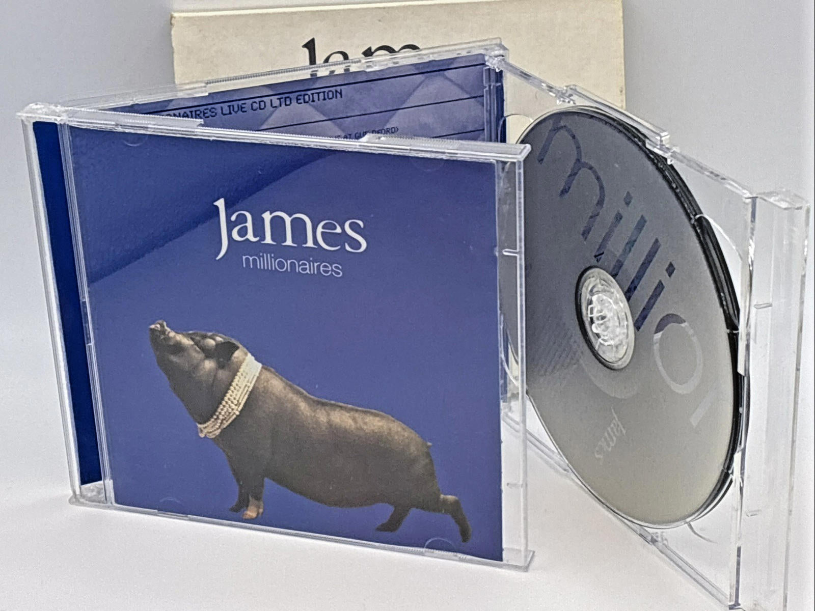 James-Millionaires 2 CD Album, Enhanced, Ltd Ed, Card Slipcase 1999 Refurbished
