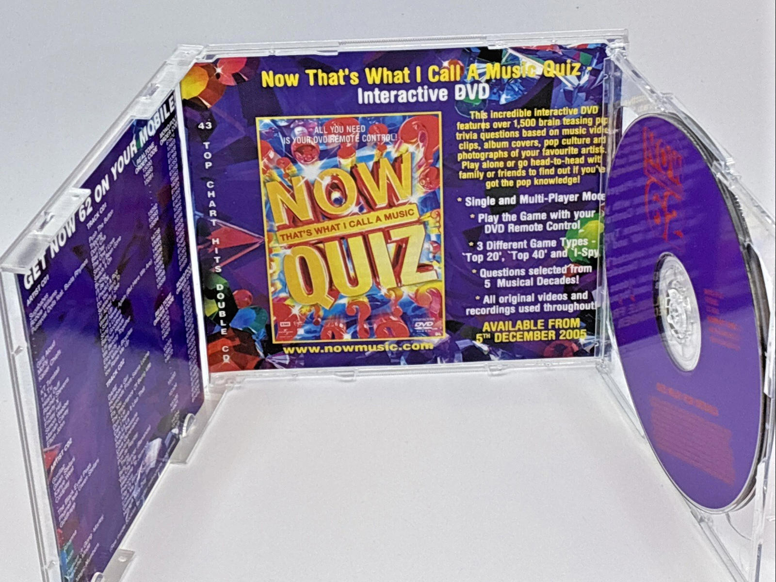 Now That's What I Call Music! 62 by Various Artists (CD, 2005) Used Refurbished