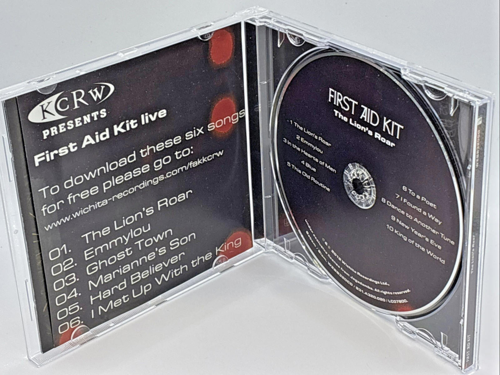 First Aid Kit Lion's Roar CD Europe Wichita 2012 Refurbished CD Mint Condition