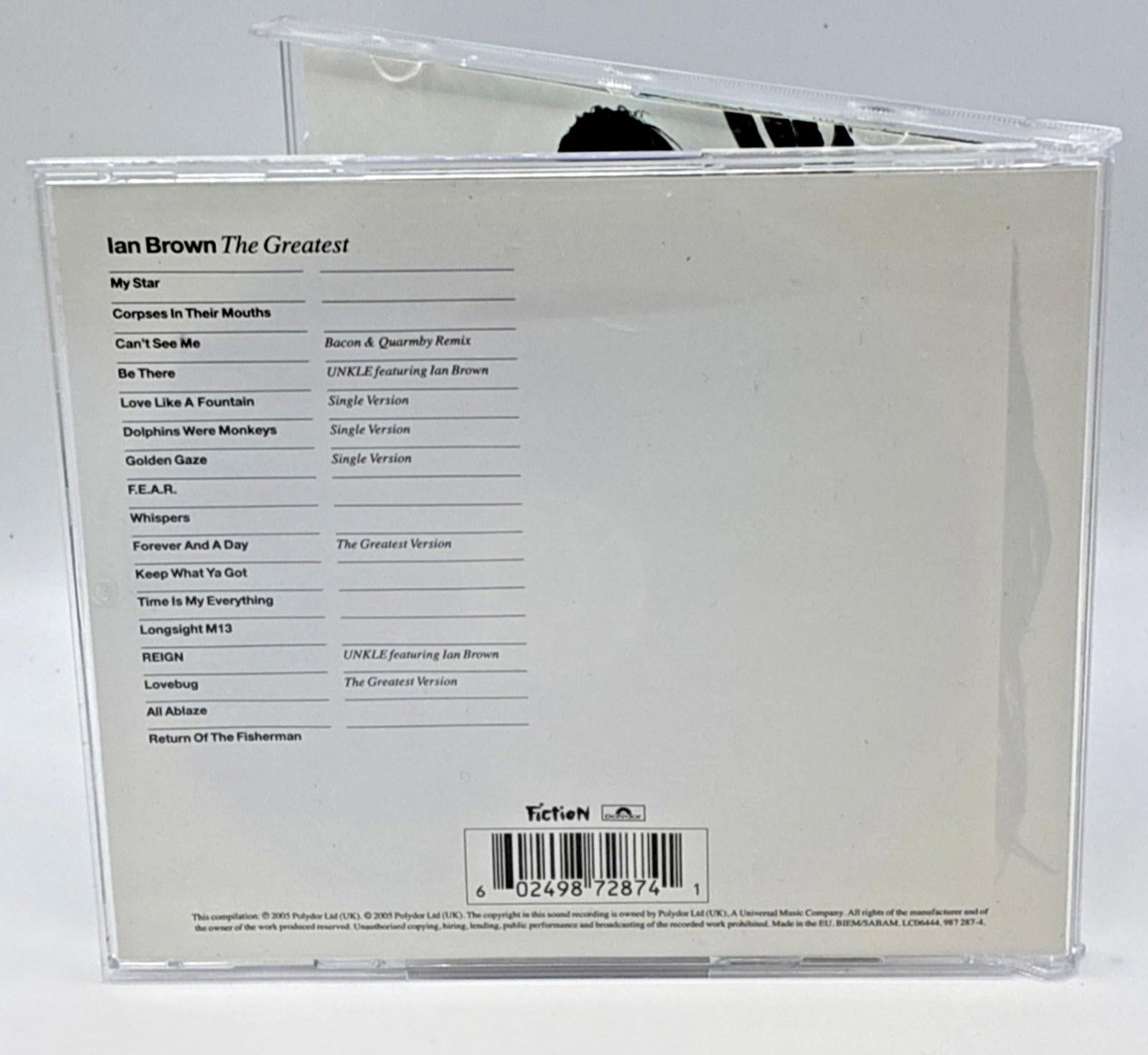 Ian Brown - The Greatest - Ian Brown Refurbished Mint Like New Condition CD