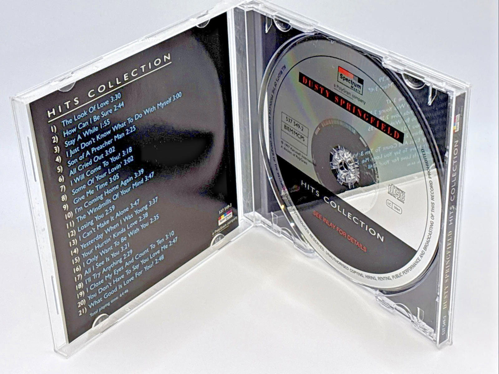 Hits Collection Dusty Springfield 1997 Used Refurbished Mint Condition CD