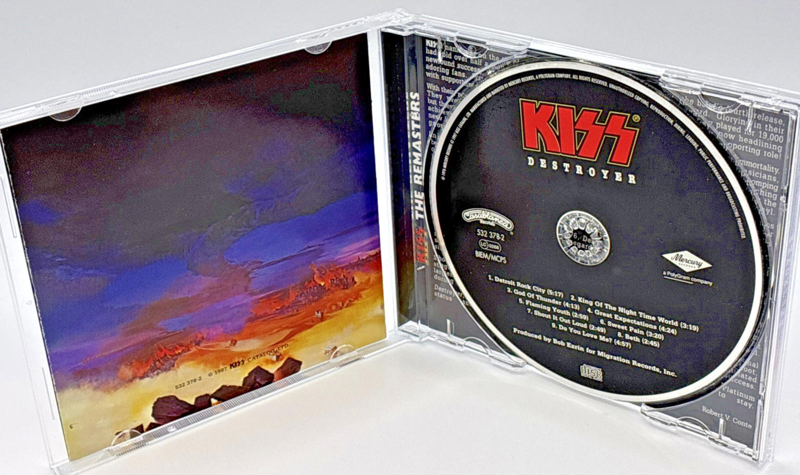KISS: Destroyer remastered (1997) Mercury 532-378-2 Mint Condition