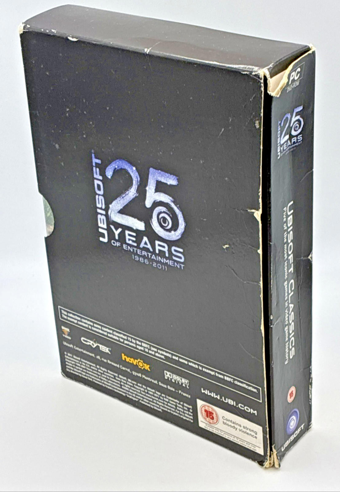 25 Years of UBISOFT -Used  5 Classic PC Games  4 x Sealed 1 x Open