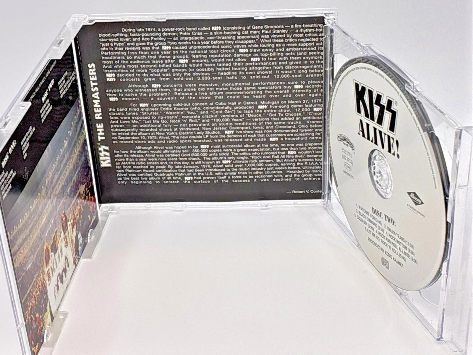 Kiss! Live By Kiss 2x CD Album The Remasters (1997) 532 377-2 Mint Condition