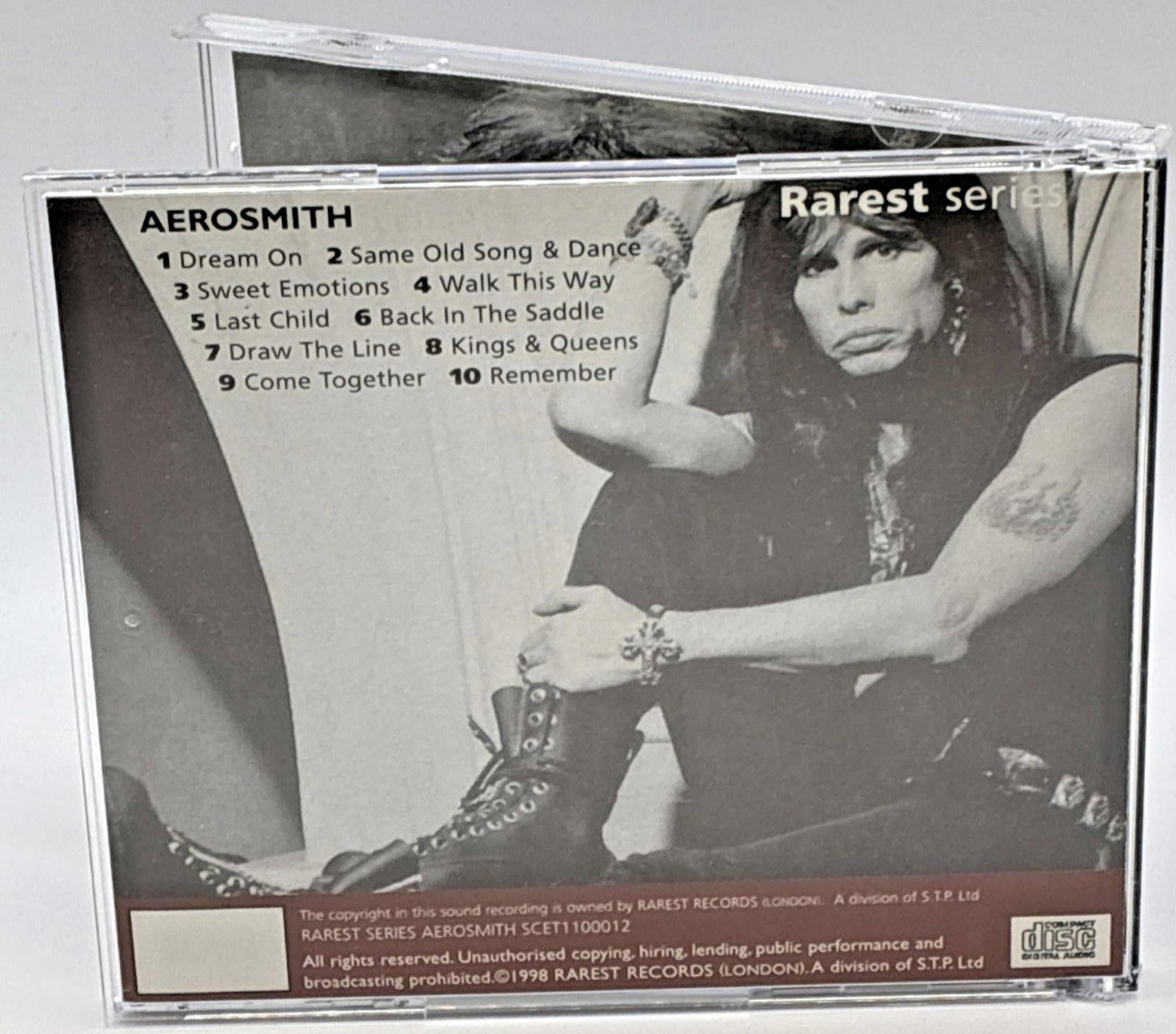 Aerosmith Rarest Series Limited Edition Mint Condition CD Album