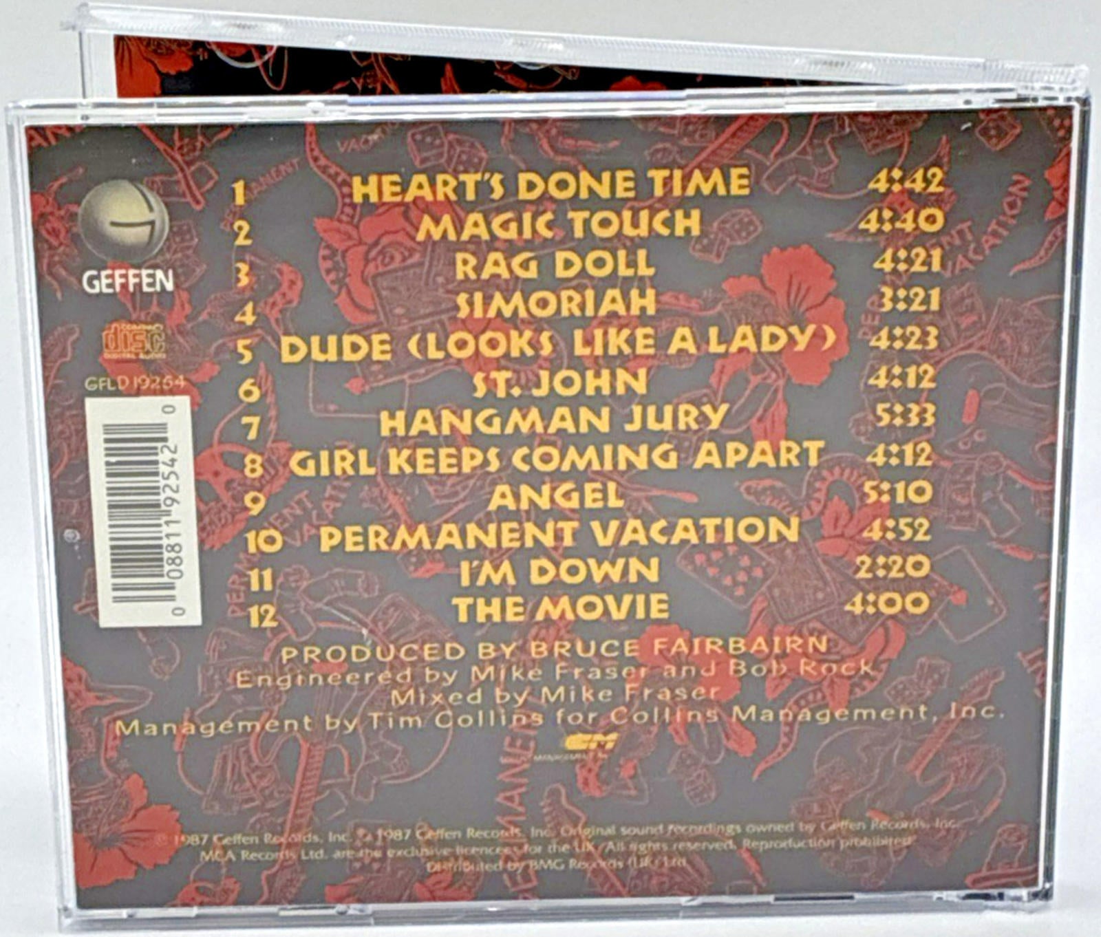 Permanent Vacation by Aerosmith 1994 Used Mint Condition CD Album