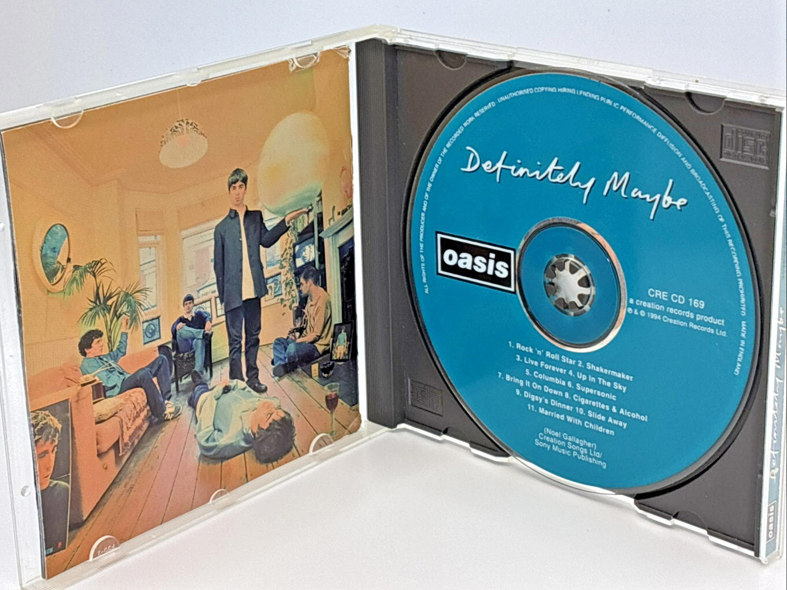 Oasis : Definitely Maybe CD (2005) Refurbished Nr Mint Condition