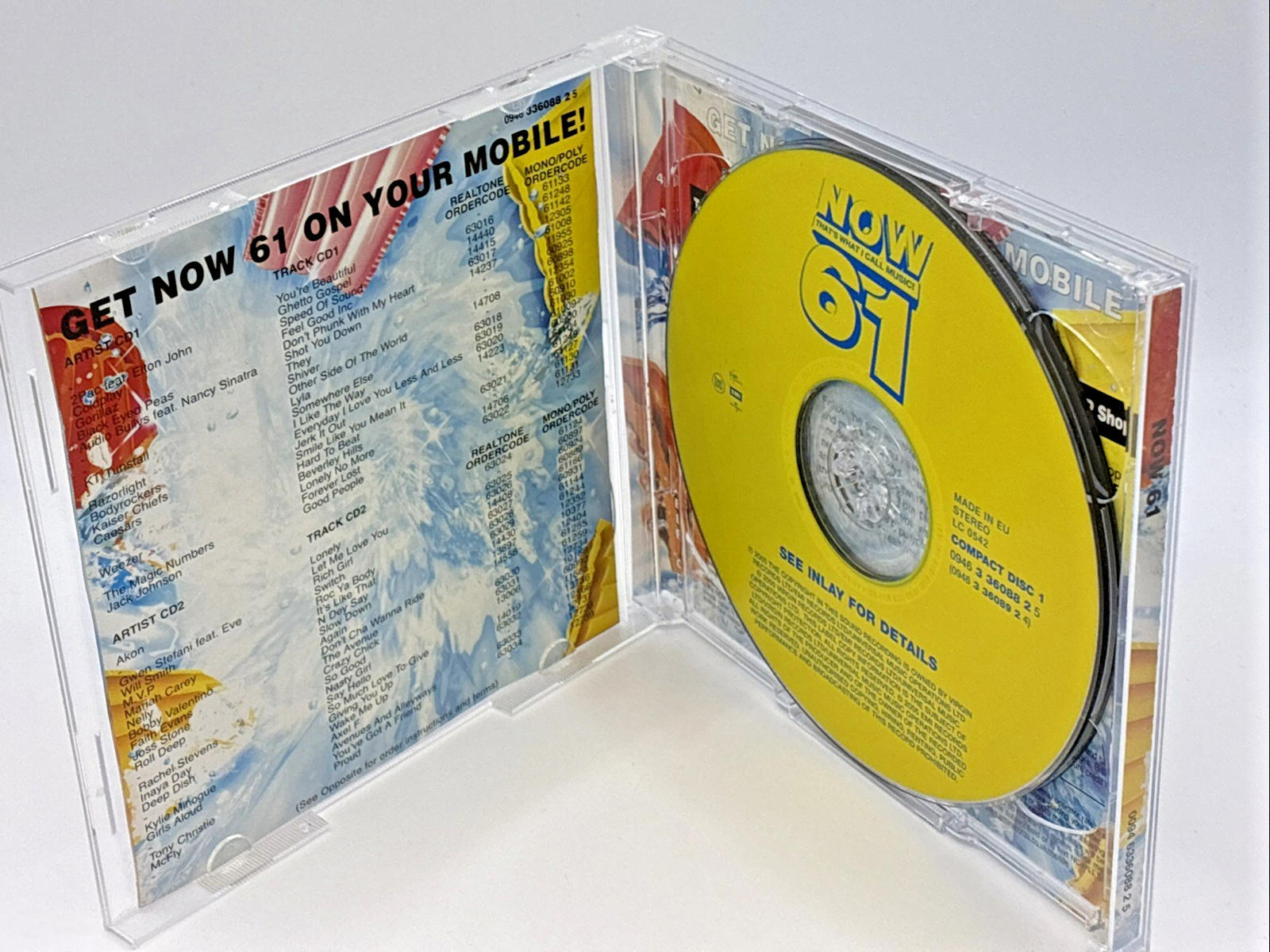 Various - Now That's What I Call Music! 61 Used Refurbished Mint Condition CD