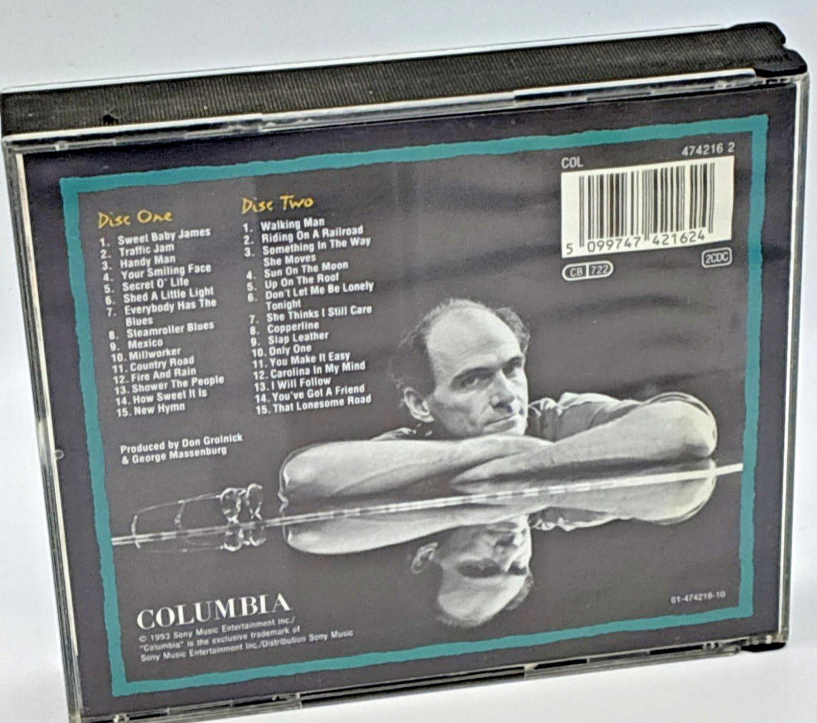 James Taylor : James Taylor Live CD (1993) Refurbished Like New Condition