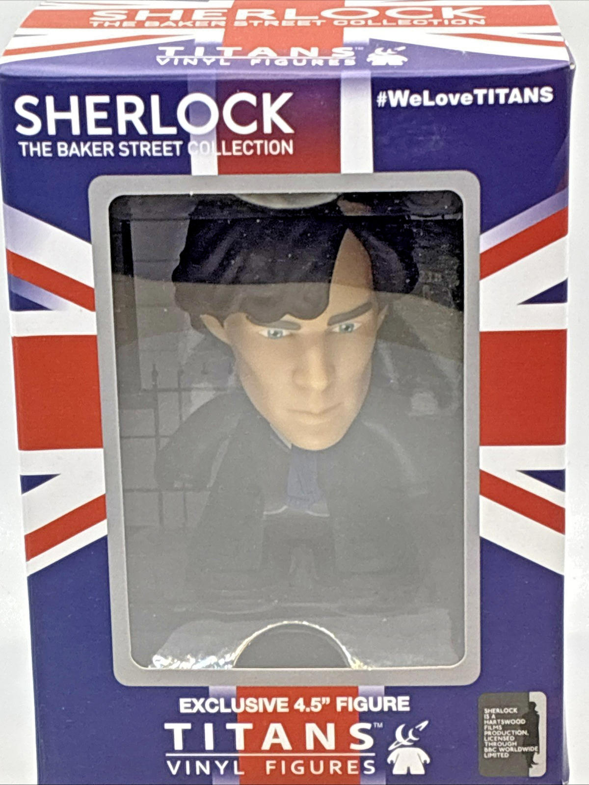 Titans 4.5" vinyl figure Sherlock NIB the baker street collection New & Sealed