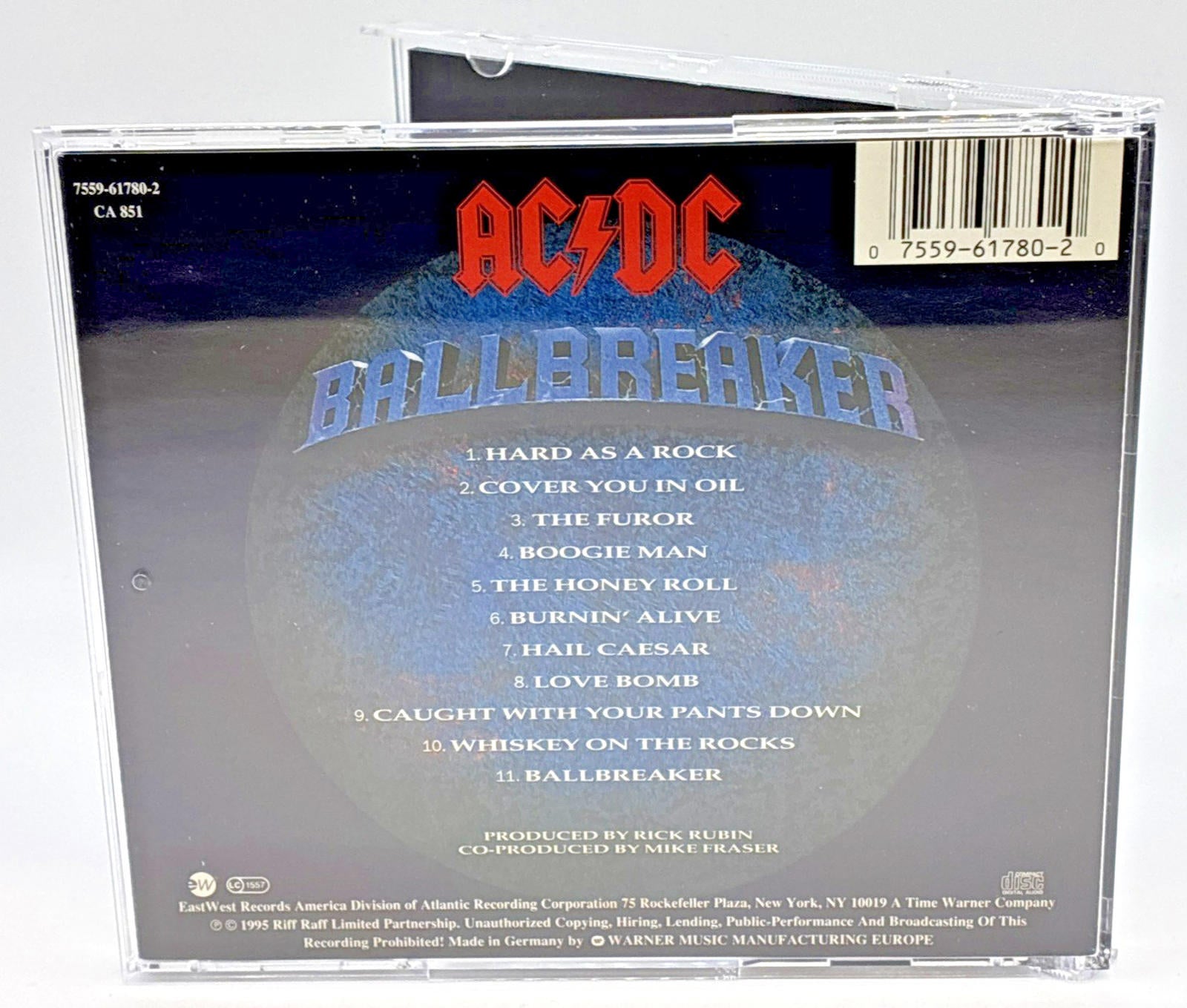 AC/DC ~ Ballbreaker ~ 1995 UK/German 11-track refurbished CD Like new mint