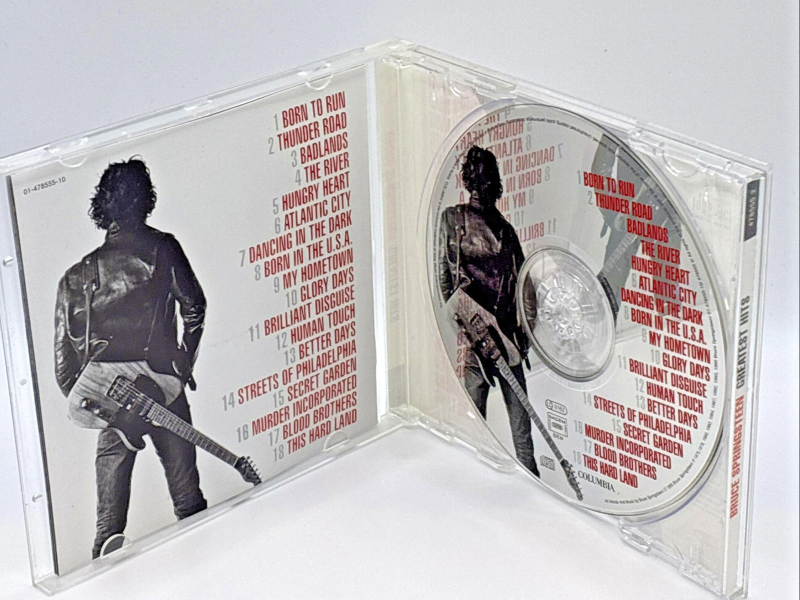 Bruce Springsteen Greatest Hits CD Europe Columbia 1995 Refurbished Mint
