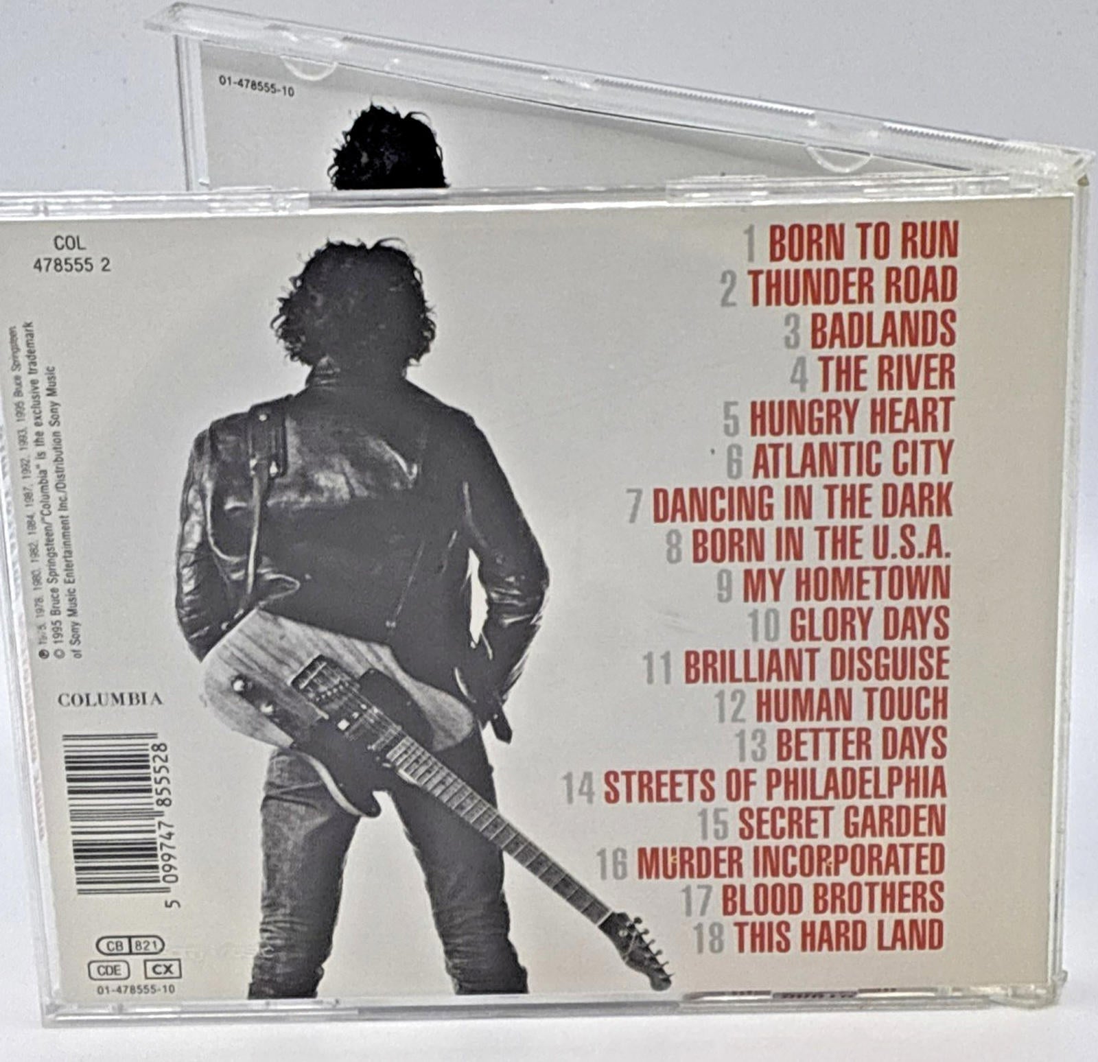 Bruce Springsteen Greatest Hits CD Europe Columbia 1995 Refurbished Mint