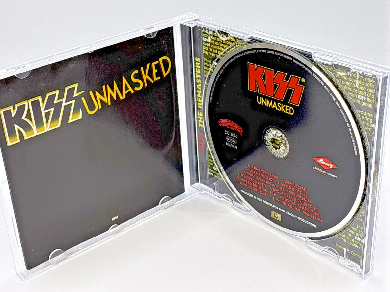 Kiss: Kiss Unmasked 1997 CD Mercury 532-389-2 Mint Condition