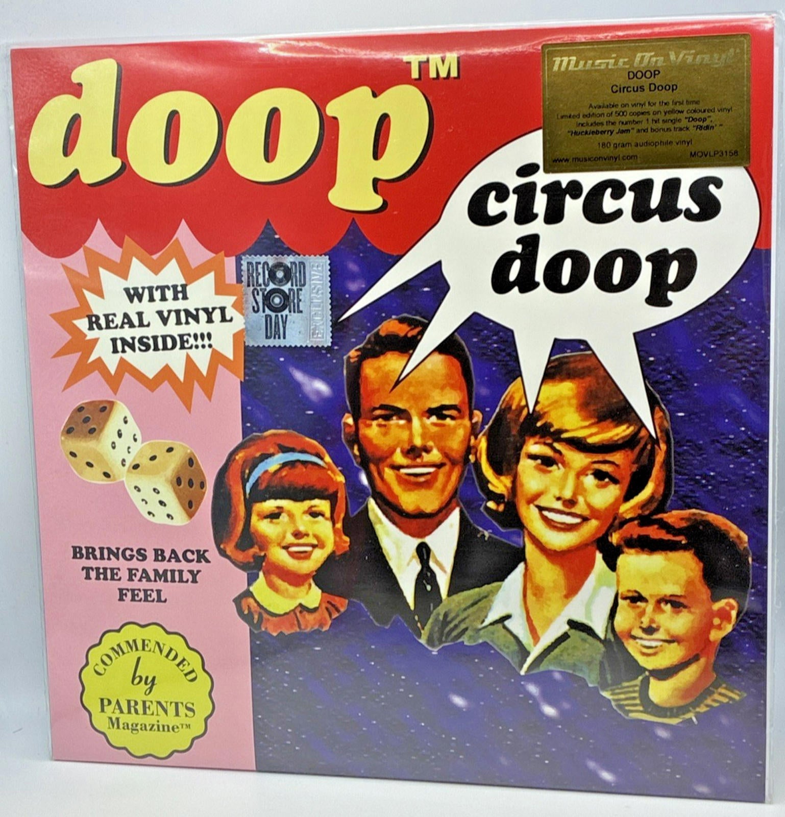Doop Circus Doop Yellow Vinyl New/Sealed Tracked P&P