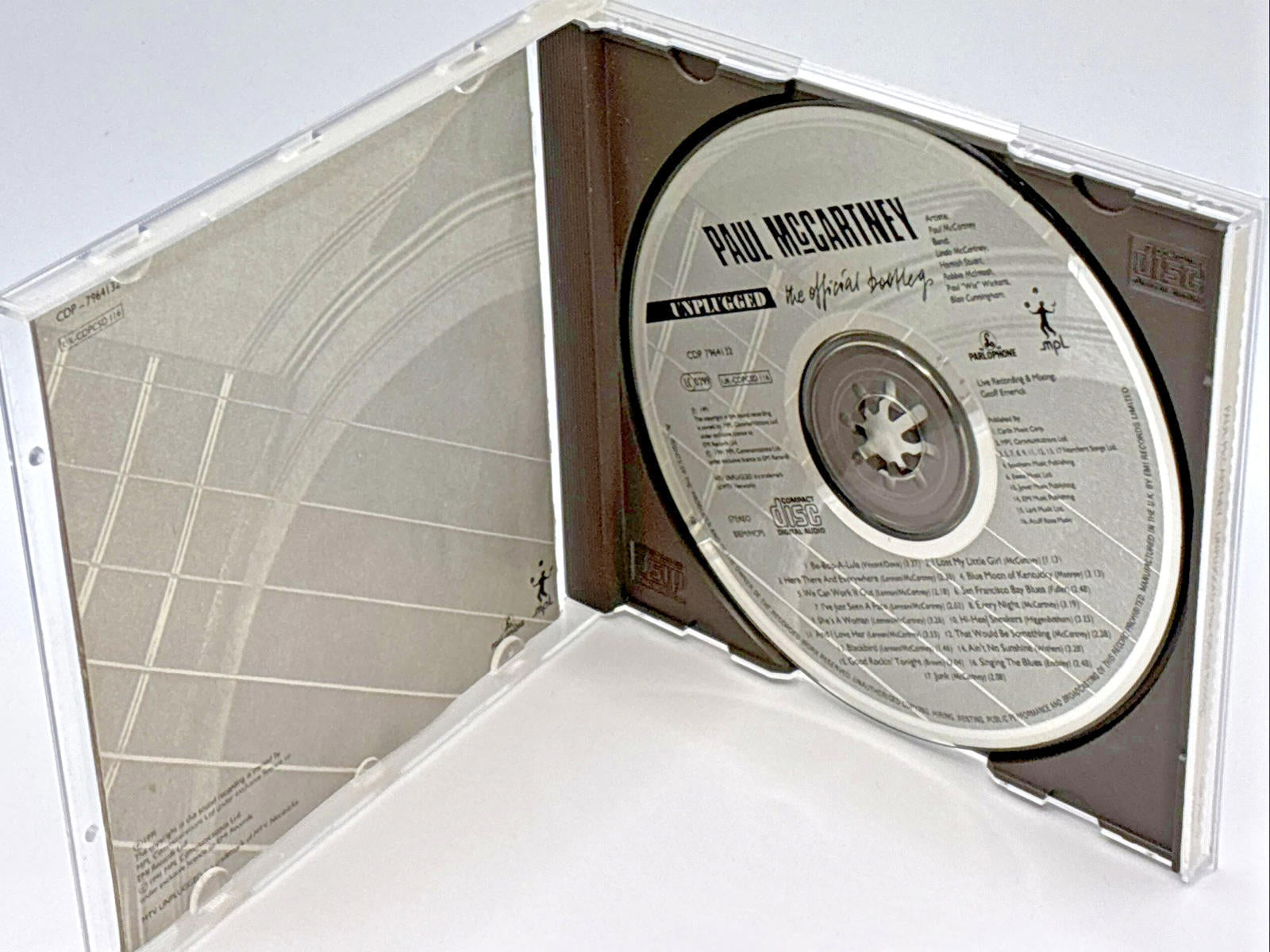 Paul McCartney-Unplugged-The Official Bootleg-CD-1991 Refurbished Mint Condition