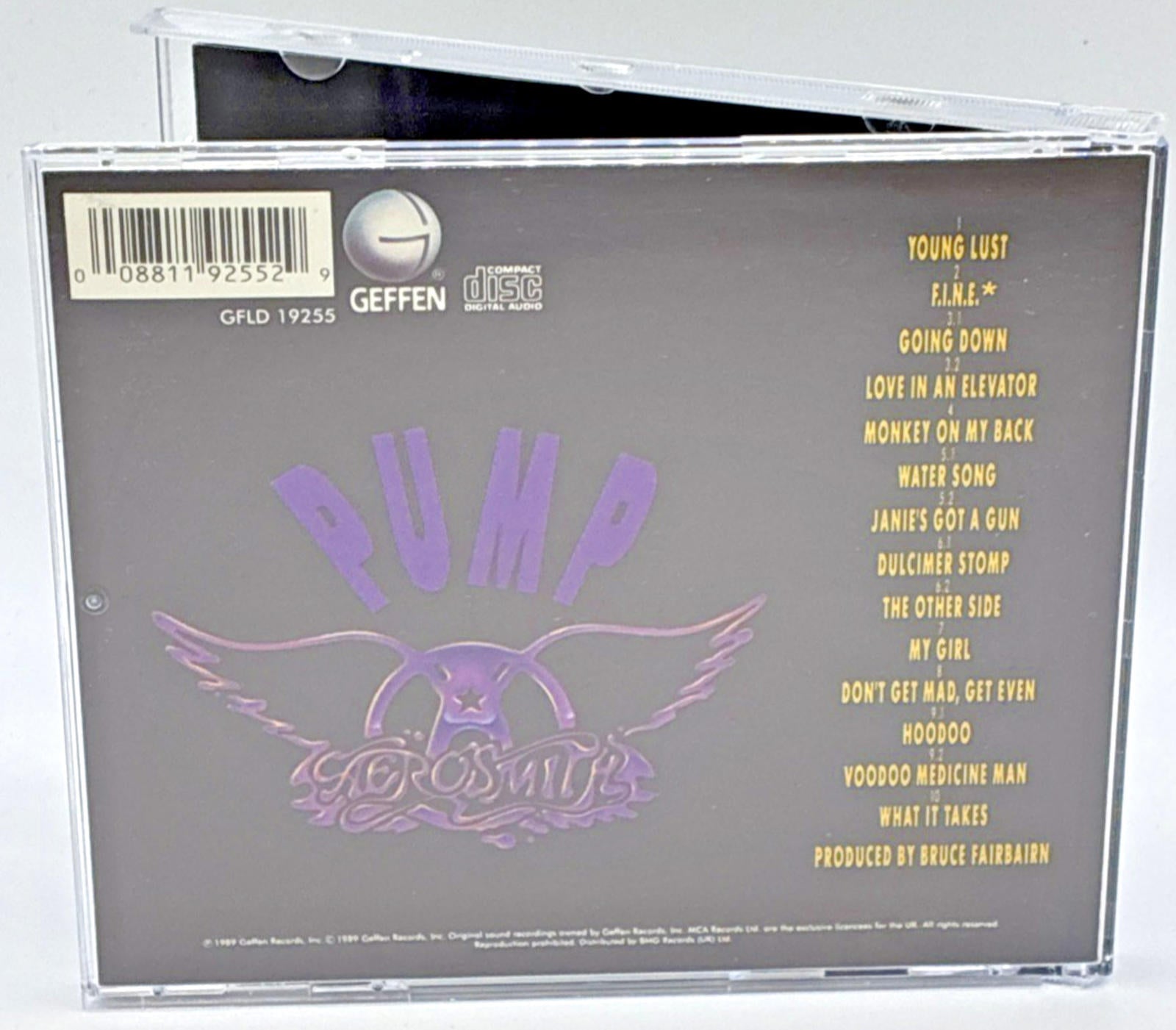 Aerosmith - Pump 1994 Used Mint Condition CD Album