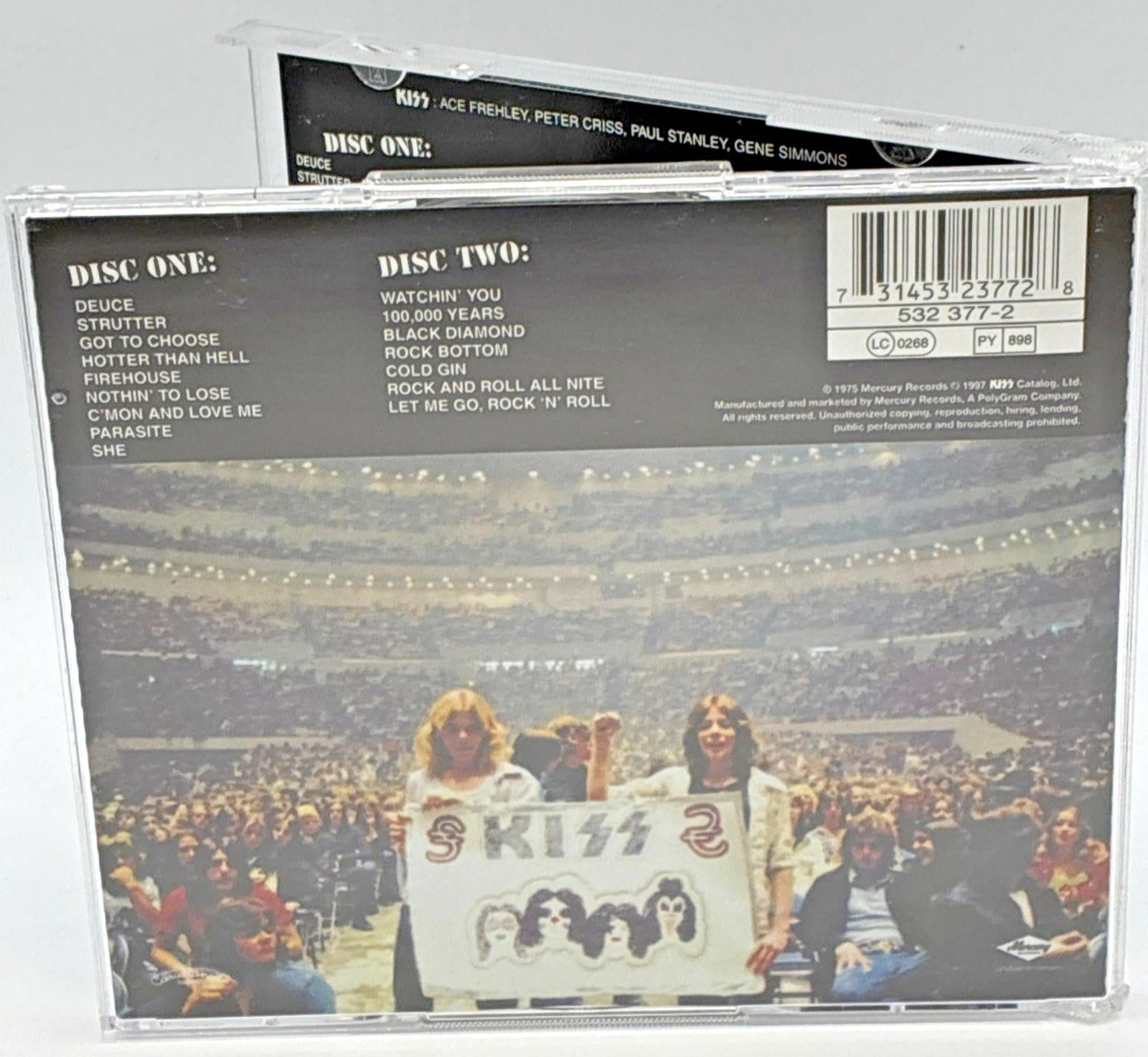 Kiss! Live By Kiss 2x CD Album The Remasters (1997) 532 377-2 Mint Condition