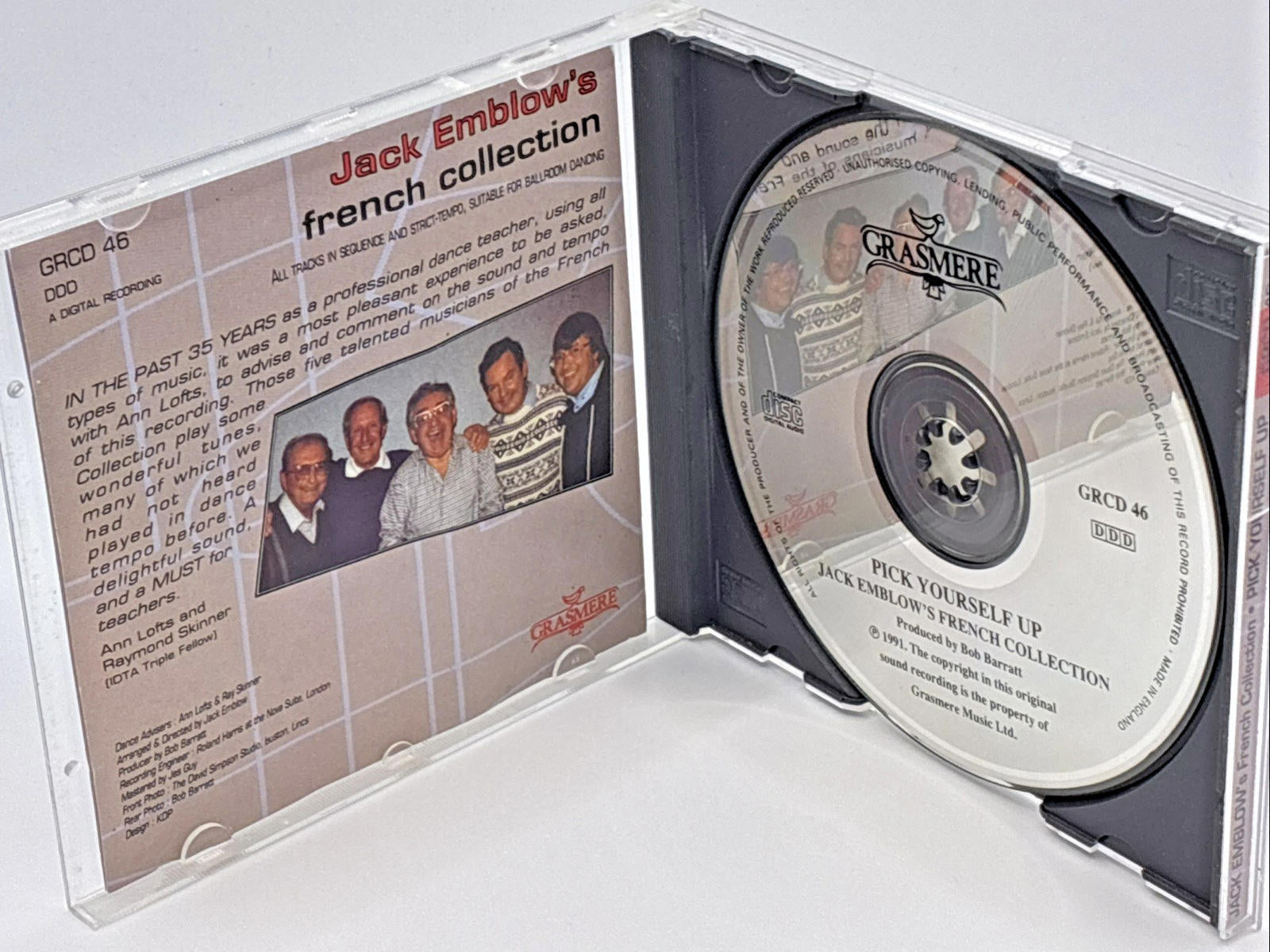 Jack Emblow's French Collection.Pick Yourself Up. Refurbished CD Like New