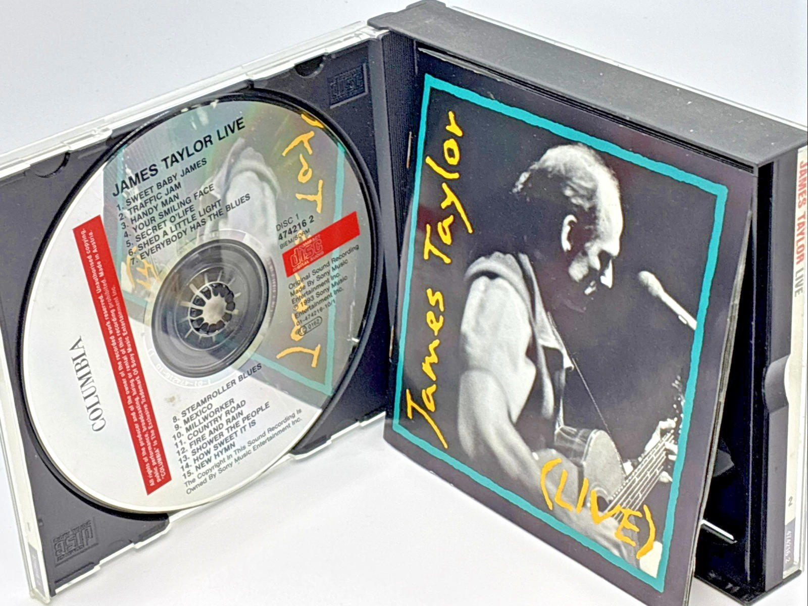 James Taylor : James Taylor Live CD (1993) Refurbished Like New Condition